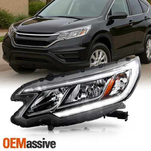 For 15-16 Honda CR-V EX / EX-L / SE  [Tube Bar] Headlight Driver Side w/ LED DRL