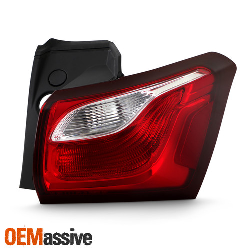 For 2018-2020 Chevy Equinox w/Incandescent Chrome Red Tail Light Outer Passenger