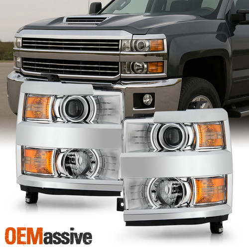 For 2015-2019 Chevy Silverado 2500HD 3500HD Headlights light Left + Right 15-19