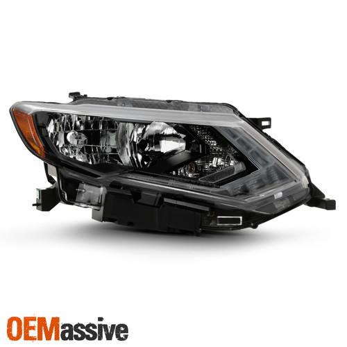 For 2017-2019 Nissan Rogue OE Headlights Housing w/LED DRL - Right