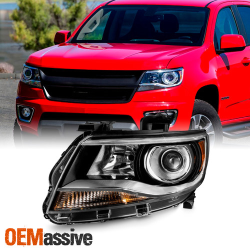 For 2015-2022 Chevy Colorado [Halogen Type] Projector Headlights OE Style Left