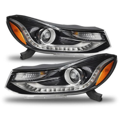 For 2017-2022 Chevy Trax OE style w/LED DRL Projector Headlight Passenger+Driver