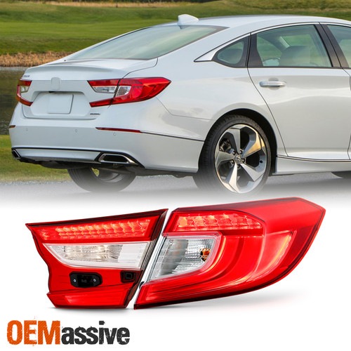 For 18-22 Honda Accord Touring LED Running Inner+Outer Right Tail Light OE Style