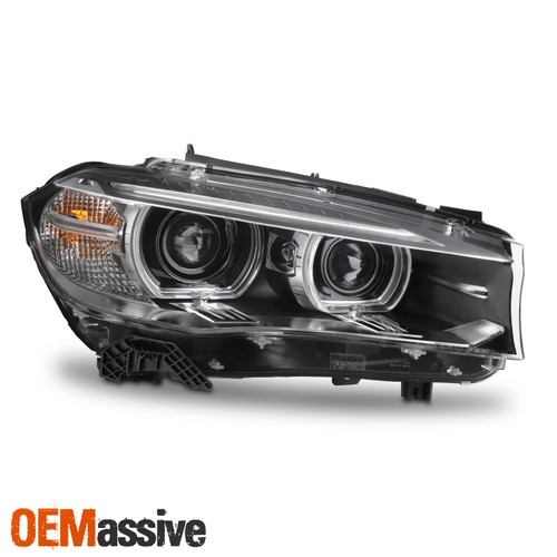 For 2014-2018 BMW X5 F85 F15 HID/Xenon Projector Black Headlight w/AFS Passenger