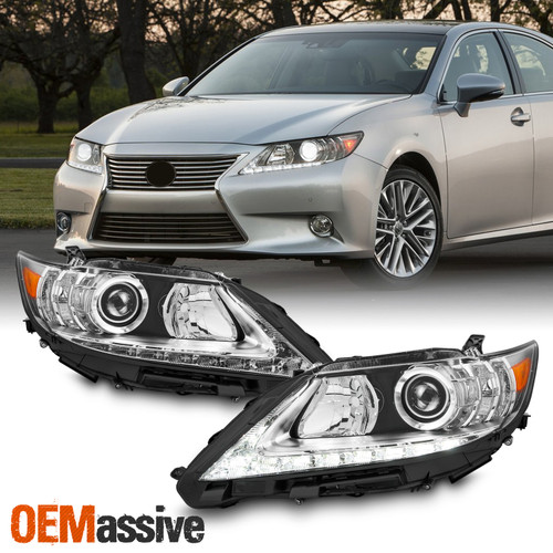 For 13-15 Lexus ES350 ES300h HID/Xenon AFS Projector Headlights Driver+Passenger