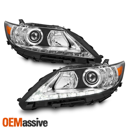 For 2013-2015 Lexus ES350 ES300h Halogen Projector Headlight OE Style Left+Right