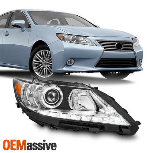 For 2013-2015 Lexus ES350 ES300h Halogen Projector Headlights OE Style Passenger