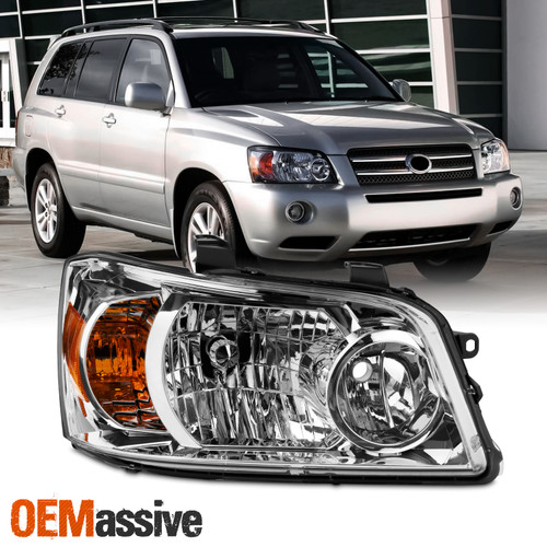 For 2004-2006 Toyota Highlander SUV Halogen Headlights OE Passenger Right Side
