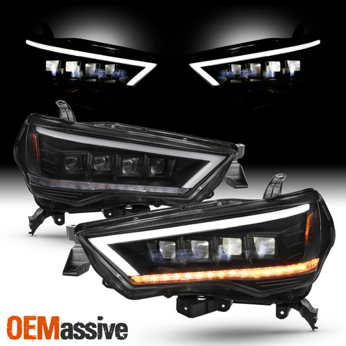 For 14-23 Toyota 4Runner [Full LED] Sequential Switchback Projector Headlights