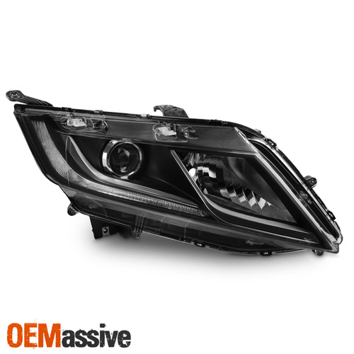 For 2018-2020 Honda Odyssey Minivan Halogen Projector Headlights Black Passenger