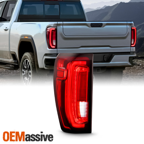 For 2019-2024 GMC Sierra 1500/2500 [Full LED] Tail Light w/o Signature Passenger