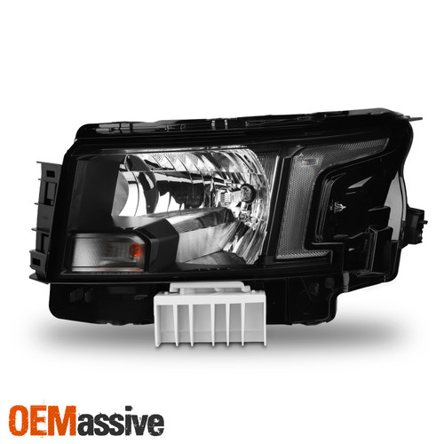 For 2022-2023 Nissan Frontier Halogen Type Headlights OE Style Black Driver Side