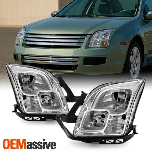 Fits 2006-2009 Ford Fusion Headlights Replacement Factory Style Lights Lamps set