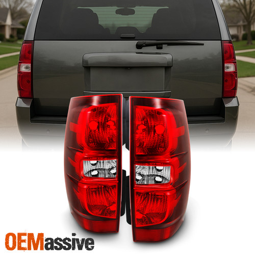 Fit 2007-2014 Chevy Tahoe Suburban Tail Lights Left+Right 07 08 09 10 11 12 13