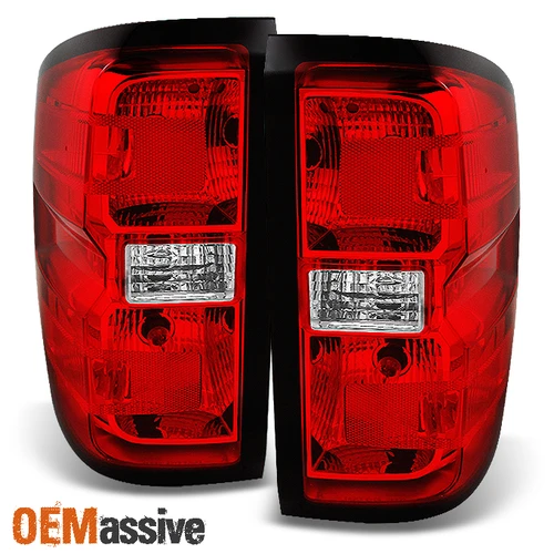 Fit 2014-2018 Chevy Silverado GMC Sierra 1500 2500 3500 Tail Lights Rear Lamps