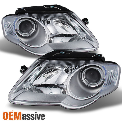 Fits 2006-2010 Volkswagen Passat  Projector Headlights Left + Right Head Lamps