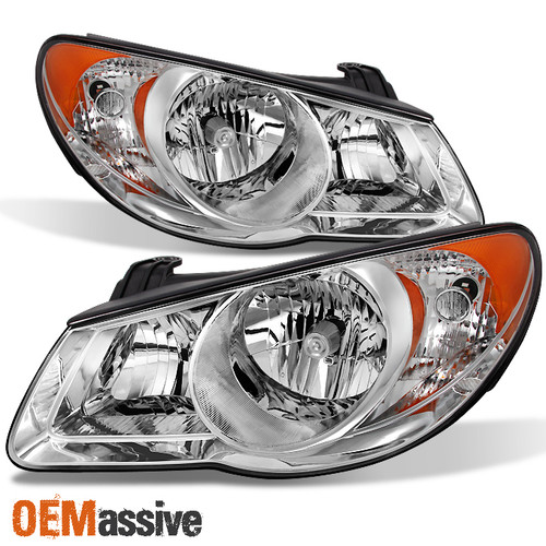 Fits 2007-2009 Elantra GLS | Touring | SE | Limited 4-Door Sedan Headlights Pair