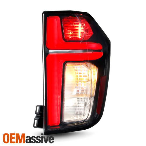 For 2021-2024 Chevy Suburban|Tahoe Halogen Black Tail Light Passenger w/ LED DRL
