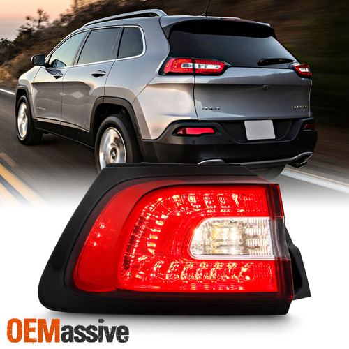 For 2014-2018 Jeep Cherokee Outer LED Tail Light Driver Side Rear Brake Lamp