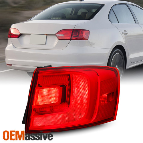 For 2011-2018 VW Jetta Sedan Outer Passenger Side Tail Lights Halogen Type Lamp