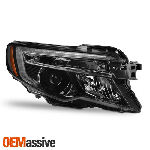 For 16-21 Honda Pilot 17-20 Ridgeline Halogen Projector HeadLamp Right w/LED DRL