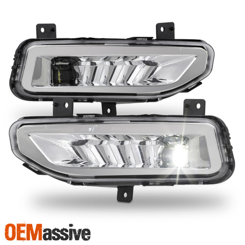 For 2022-2024 Nissan Frontier LED Front Bumper Fog Light w/ Switch Kit Pair Set