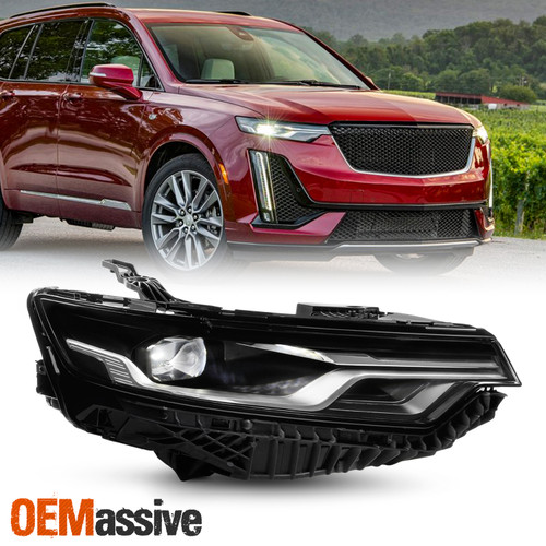 For 2020-2024 Cadillac XT6 FULL LED Projector HeadLamp Passenger w/o SuperCruise
