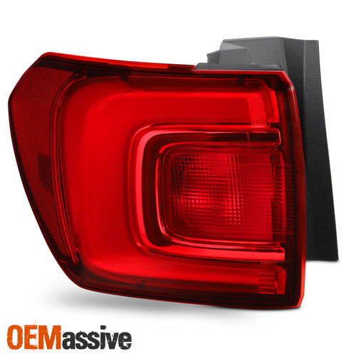 For 17-19 GMC Acadia LED Tail Light [w/o All Terrain Pkg] Outer Left Red Lens