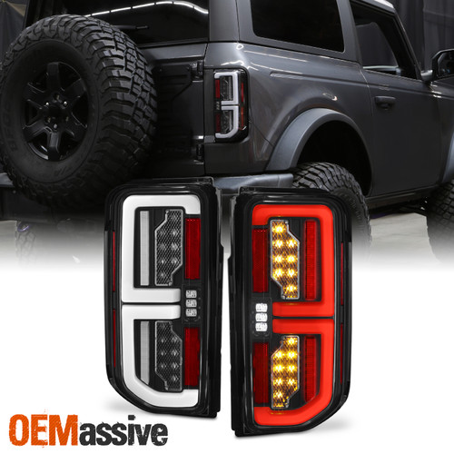 For 2021-2024 Ford Brono [Halogen Type] LED Tail Light Rear Brake Lamp Assembly