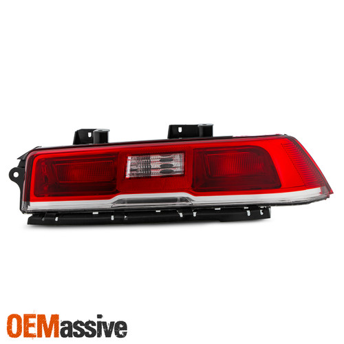 For 2014-2015 Chevy Camaro Chrome Red Tail Light Brake Lamp Passenger Right Side