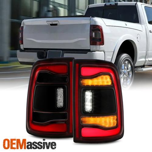 For 2019-2024 Dodge Ram 2500 3500 [Halogen Upgrade] OE Style LED Tail Light Lamp