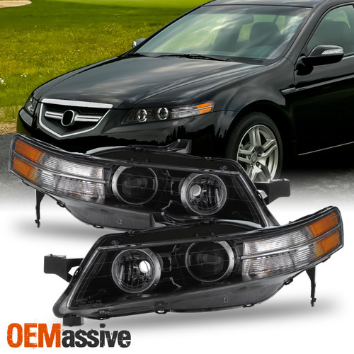 For 2007 2008 Acura TL HID|Xenon OE Style Projector Headlights Driver Passenger
