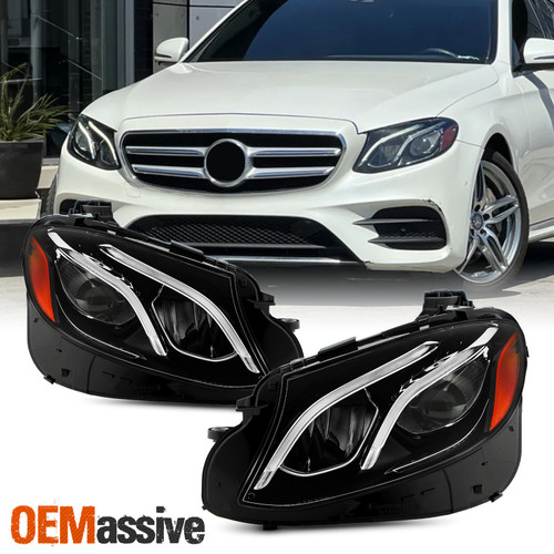 For 2017-2020 Mercedes Benz E Class LED Projector Headlights Non-AFS Replacement
