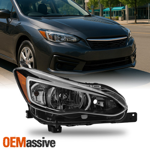 For 17-22 Subaru Impreza/ 18-23 Crosstrek Halogen Type Headlight Passenger Side