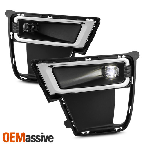 For 2022-2024 Ford Experdition LED Fog Light Front Bumper w/ Switch Replacement