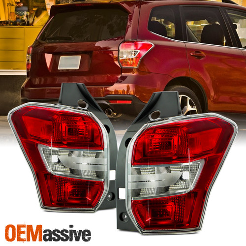 For 2014-2016 Subaru Forester Halogen Type Tail Lights Driver Passenger Assembly