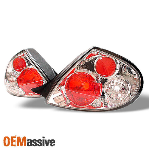 Fits 00-02 Dodge Plymouth Neon Chrome Clear Tail Brake Lights Lamp Left+Right