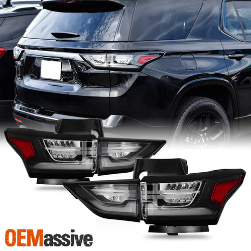 For 2018-2021 Chvey Traverse LED Tail Light Complete Set Rear Brake Lamp