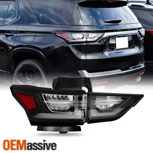 For 2018-2021 Chvey Traverse LED Tail Light Inner-Outer Driver Side Rear Lamp