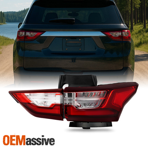 For 2018-2021 Chevy Traverse LED Tail Light Inner - Outer Passenger Right Side