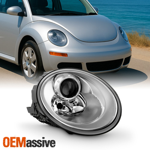 For 2006-2010 Volkswagen VW Beetles Halogen Type Projector Headlight Passenger