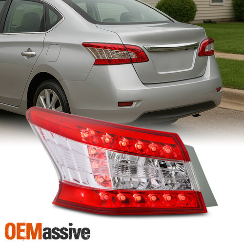 For 2013-2015 Nissan Sentra Outer Tail Light Rear Brake Lamp Driver Left Side