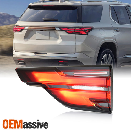For 2022-2024 Chevy Traverse Full LED Black Red Tail Light Inner Passenger Right