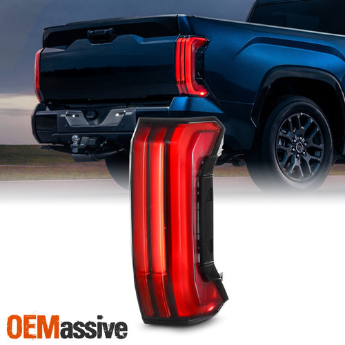 For 22-26 Toyota Tundra Platinum Black Tail Light Right 5-pin w/ LED Sequential
