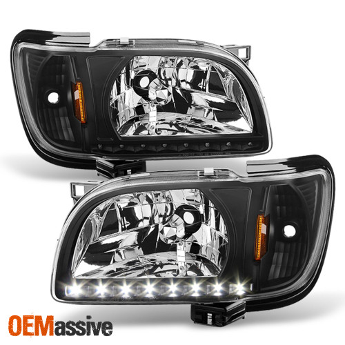 Fits 01-04 Toyota Tacoma Black Replacement LED 1PC Headlights Corner Signal Lamp