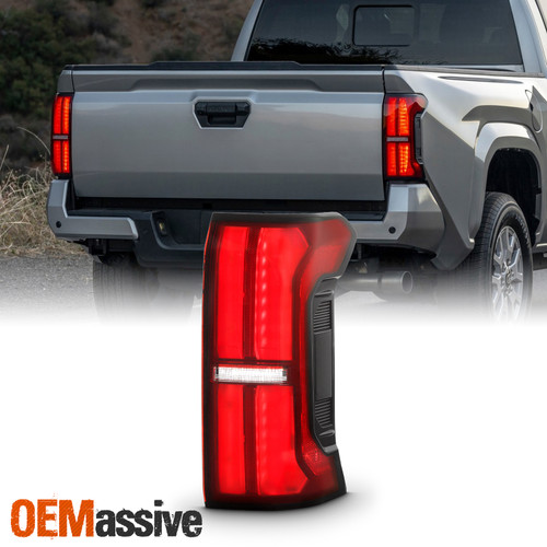 For 24-26 Toyota Tacoma SR/SR5 LED Black TailLight Passenger Non-Tailgate Button