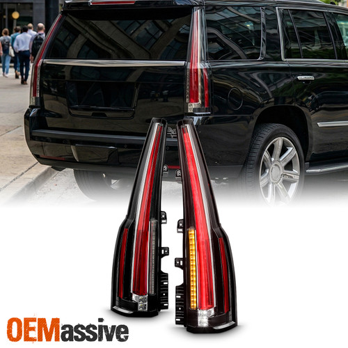For 2015-2020 Cadillac Escalade LED Tail Lights Rear Brake Lamp Driver Passenger