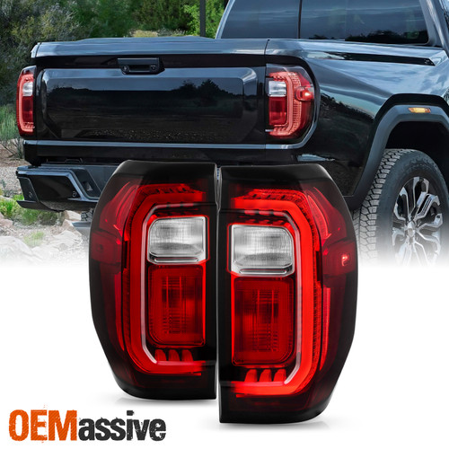 For 2023-2026 GMC Canyon Full LED Tail Lights Rear Brake Lamp Driver Passenger