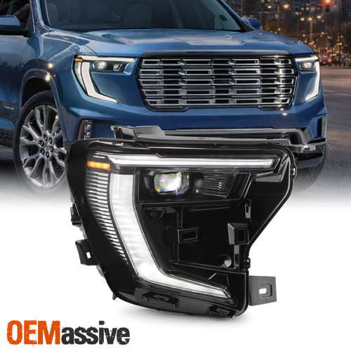 For 2024-2026 GMC Acadia AT4 LED Projector Headlight Non-Animation Passenger