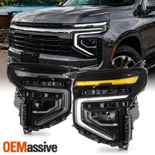 For 2025-2026 Chevy Suburban| Tahoe LED Headlights Headlamp Driver - Passenger